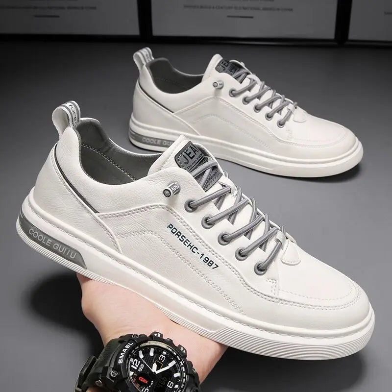 Samuel - Zapatillas de hombre con cordones y suela ergonómica