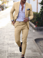 Alonso - Traje elegante y formal de dos piezas para hombre