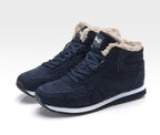 Andes - Zapatillas deportivas de invierno azul marino para hombre y mujer