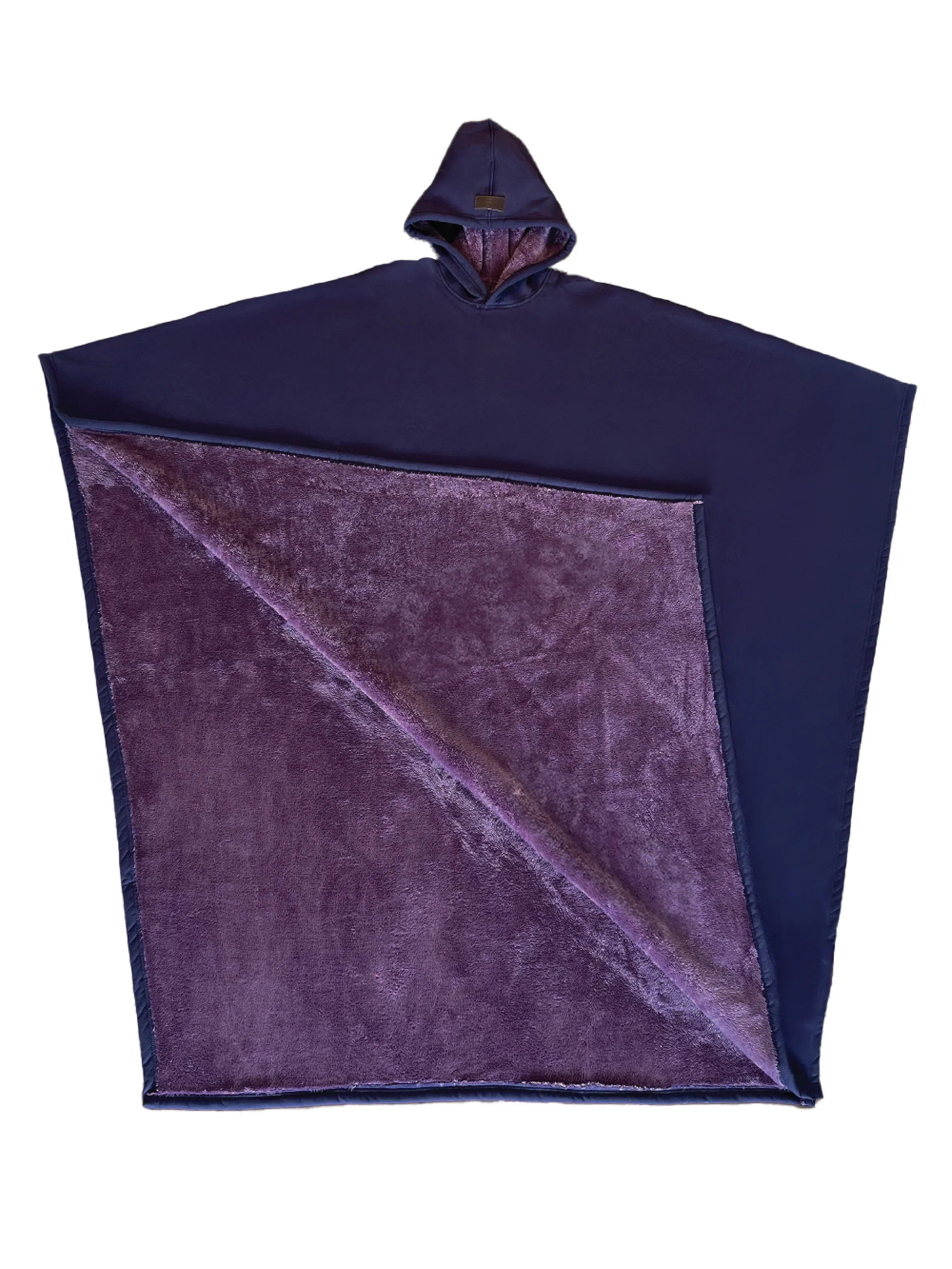 Nora - Manta de felpa con capucha para hogar
