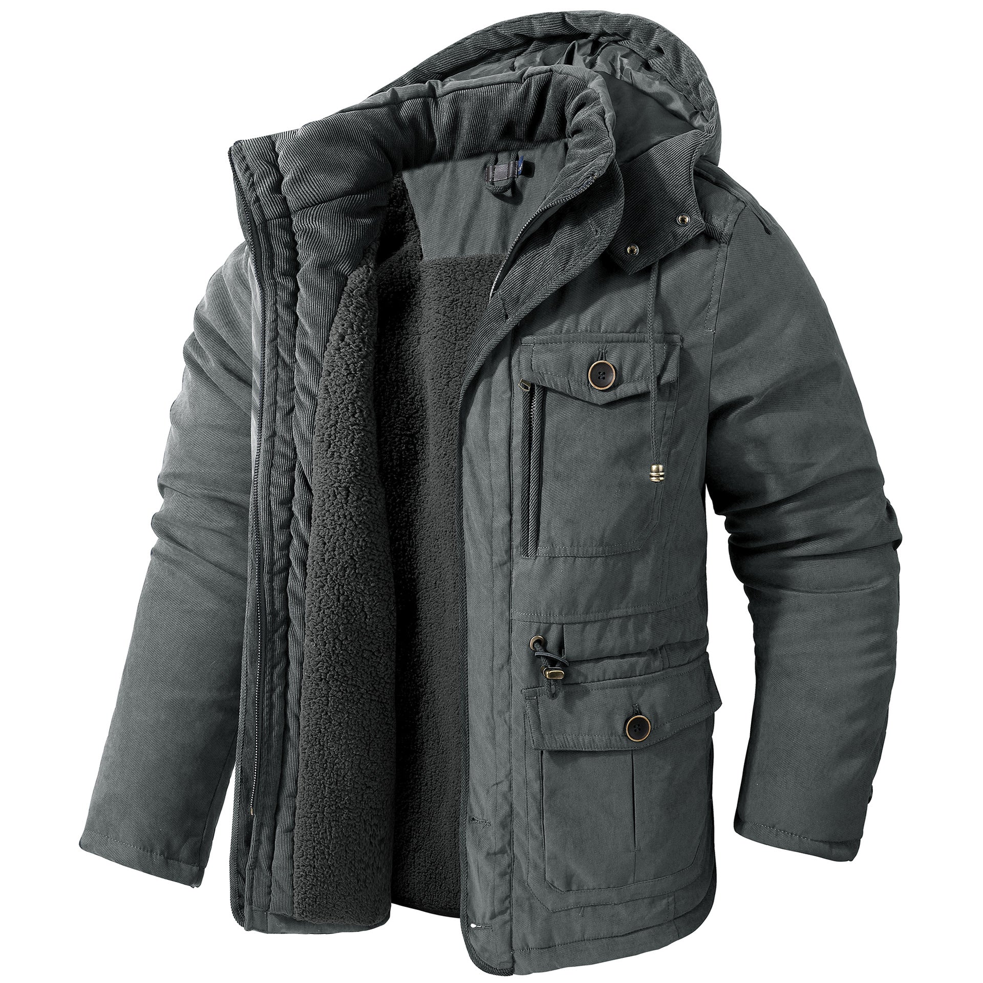 Javier – Chaqueta de invierno con forro cálido