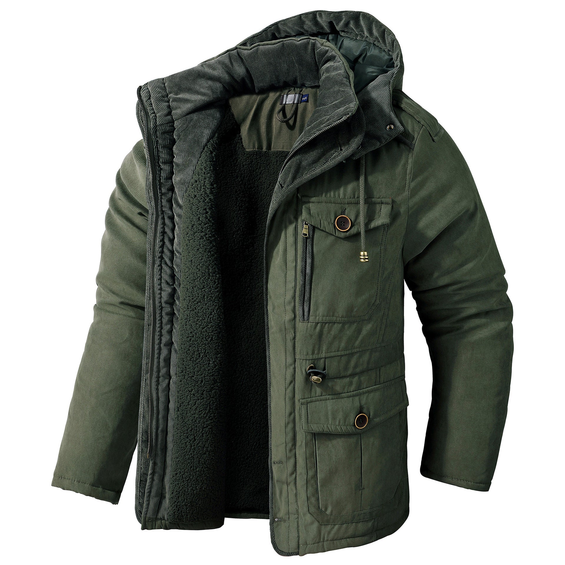 Javier – Chaqueta de invierno con forro cálido