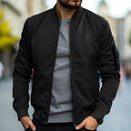 Dario - Chaqueta bomber burdeos para hombre moderna y versátil