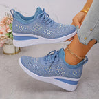 Clara - Zapatillas deportivas de mujer transpirables con plataforma