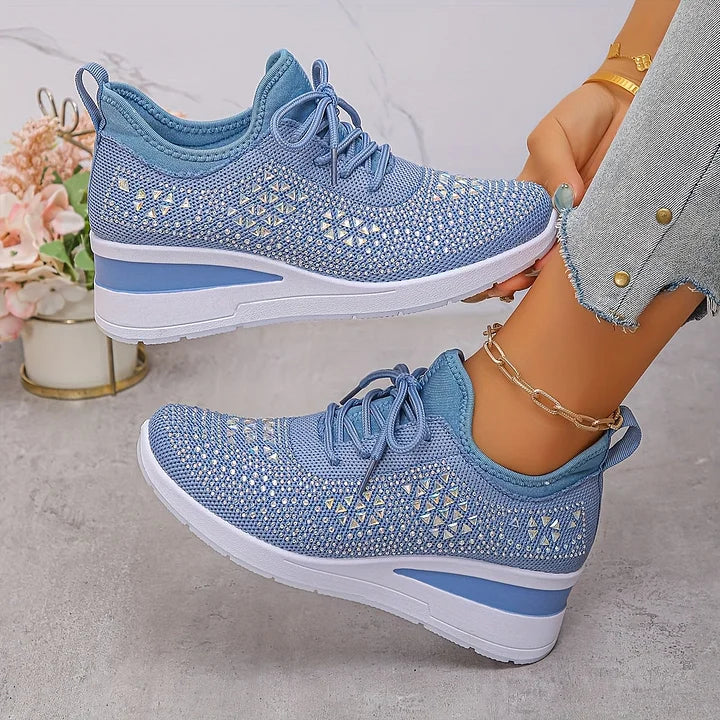 Clara - Zapatillas deportivas de mujer transpirables con plataforma