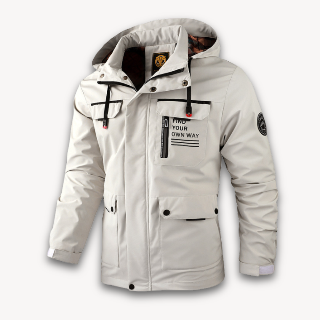 Héctor – Chaqueta táctica impermeable con capucha para hombre