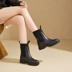 Luna - Botines de mujer impermeables con suela gruesa