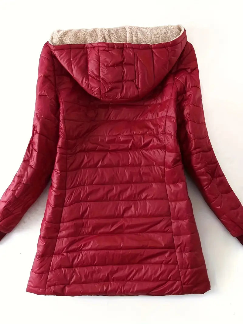 Sofía - Chaqueta de mujer acolchada ligera con capucha
