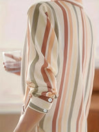 Delfina - Blusa de rayas fluida