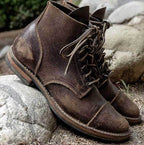 Ernesto - Botas de cuero marrón