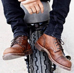 Ernesto - Botas de cuero marrón