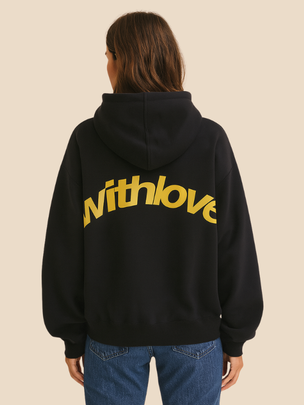 Daniela – Sudadera con capucha “With Love” para mujer