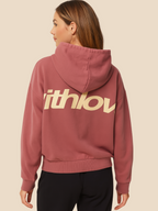 Daniela – Sudadera con capucha “With Love” para mujer