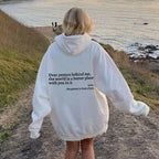 Valentina - Sudadera mujer oversize con capucha