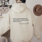 Valentina - Sudadera mujer oversize con capucha