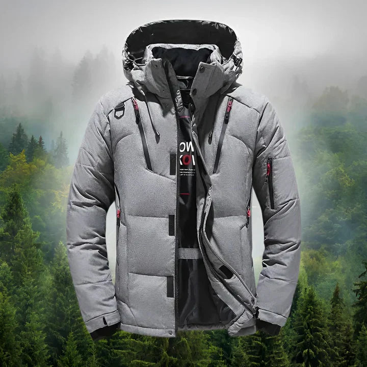 Tomás - Chaqueta acolchada hombre invierno con capucha