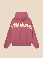 Daniela – Sudadera con capucha “With Love” para mujer