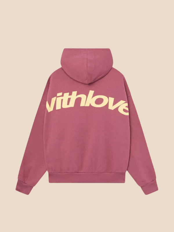 Daniela – Sudadera con capucha “With Love” para mujer