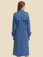 Sofía - Trench coat largo de mujer con cinturón