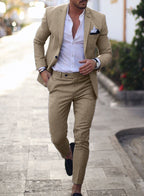 Alonso - Traje elegante y formal de dos piezas para hombre