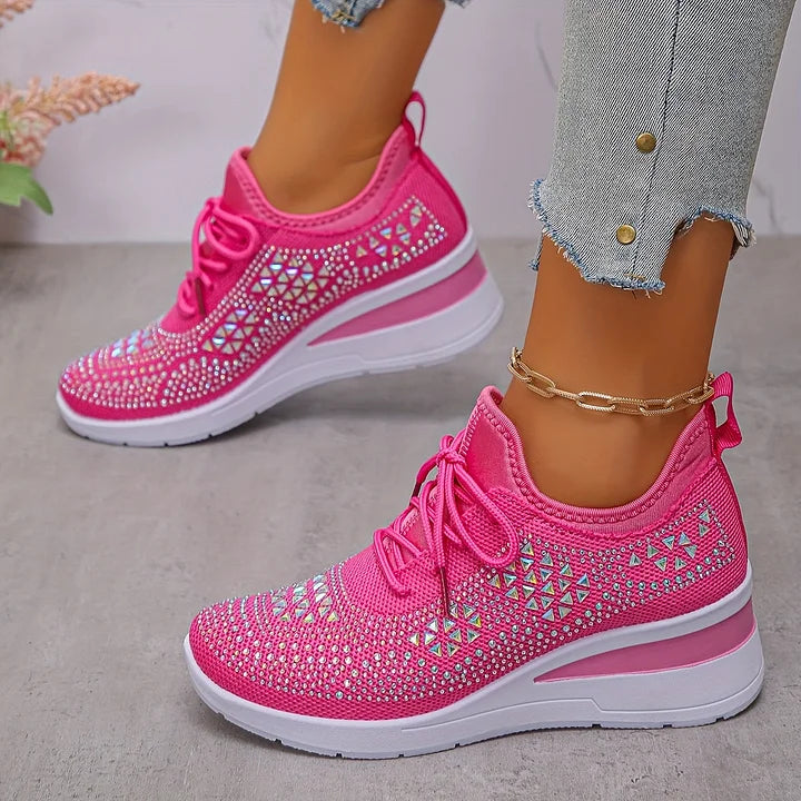 Clara - Zapatillas deportivas de mujer transpirables con plataforma