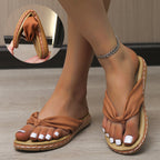 Nayla - Sandalias anudadas Comfort Flip-Flop