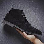 Óscar - Botines de hombre de serraje con cordones
