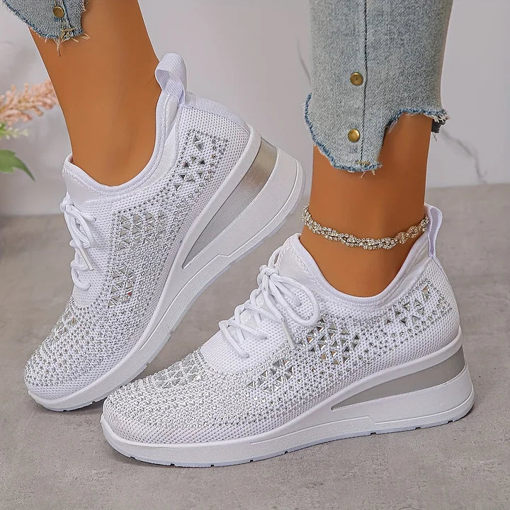 Clara - Zapatillas deportivas de mujer transpirables con plataforma