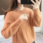 Clara - Suéter de punto suave con cuello redondo
