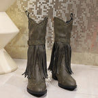 Yselda - Botas western flecos mujer