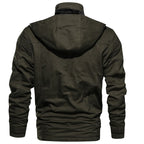 Andrés - Chaqueta de hombre con forro térmico y múltiples bolsillos