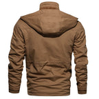 Andrés - Chaqueta de hombre con forro térmico y múltiples bolsillos