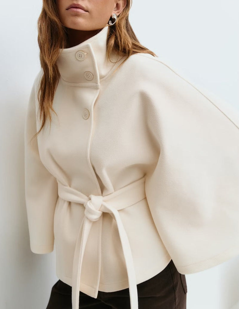 Valentina - Chaqueta de mujer con manga amplia y cinturón