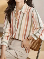 Delfina - Blusa de rayas fluida