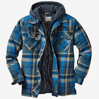 Leandro - Sobrecamisa Algodón acolchada hombre con capucha