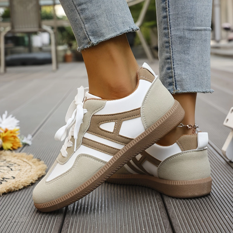 Daniela - Zapatillas casuales de mujer con cordones