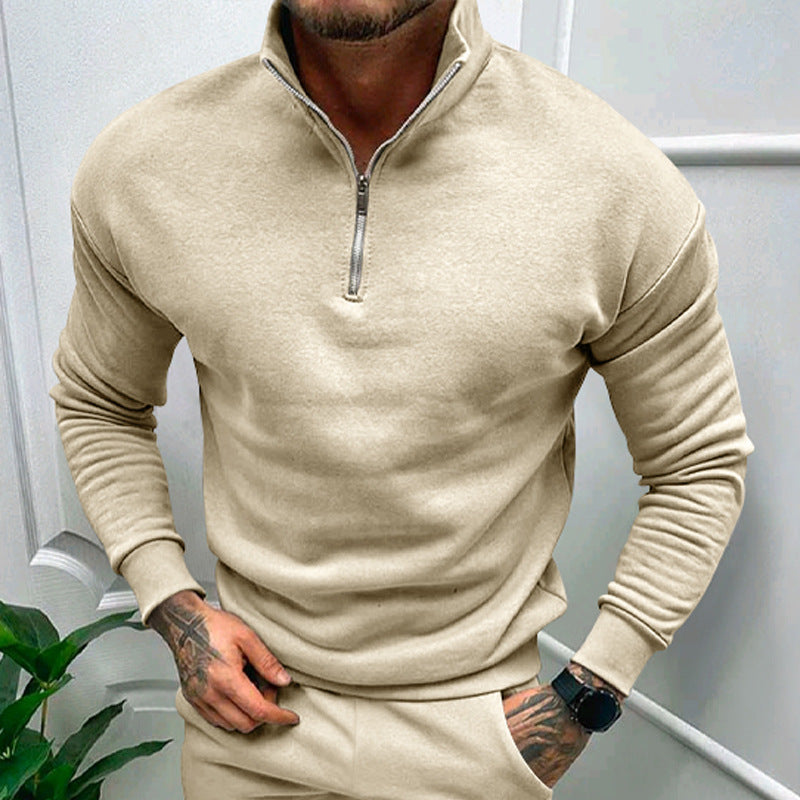 Adrián - Sudadera de hombre con cremallera