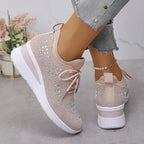 Clara - Zapatillas deportivas de mujer transpirables con plataforma