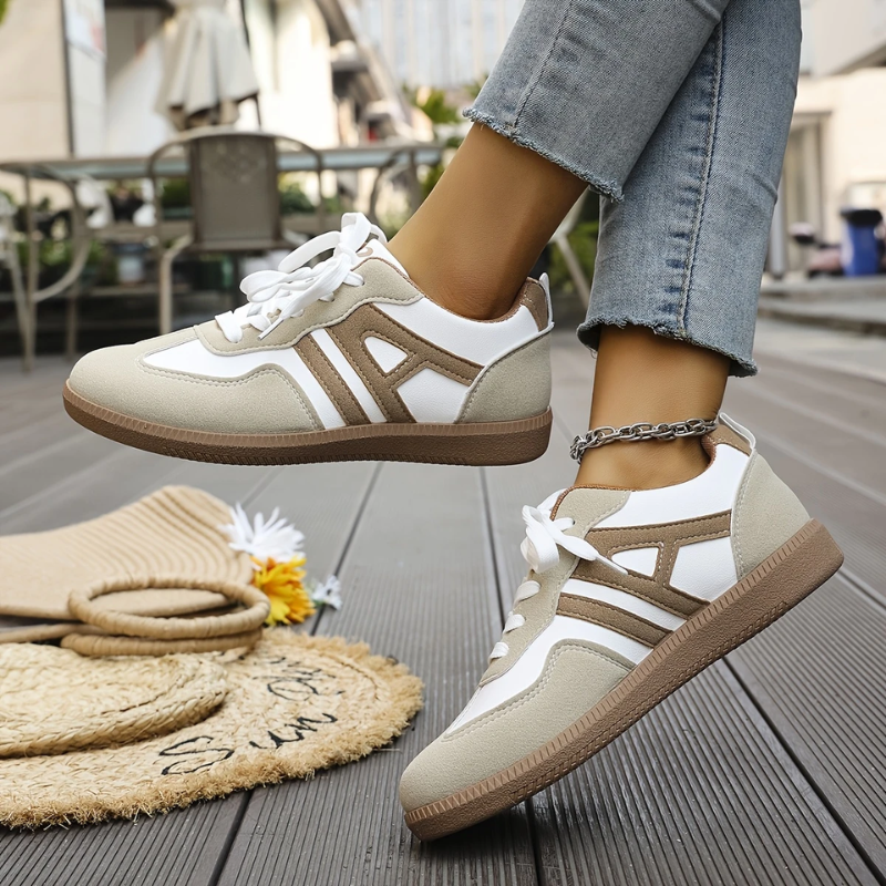 Daniela - Zapatillas casuales de mujer con cordones