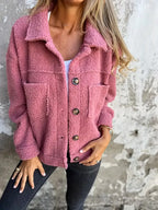 Camila – Teddy coat de invierno de lana de cordero para mujer