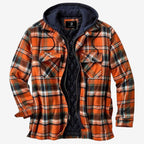 Leandro - Sobrecamisa Algodón acolchada hombre con capucha