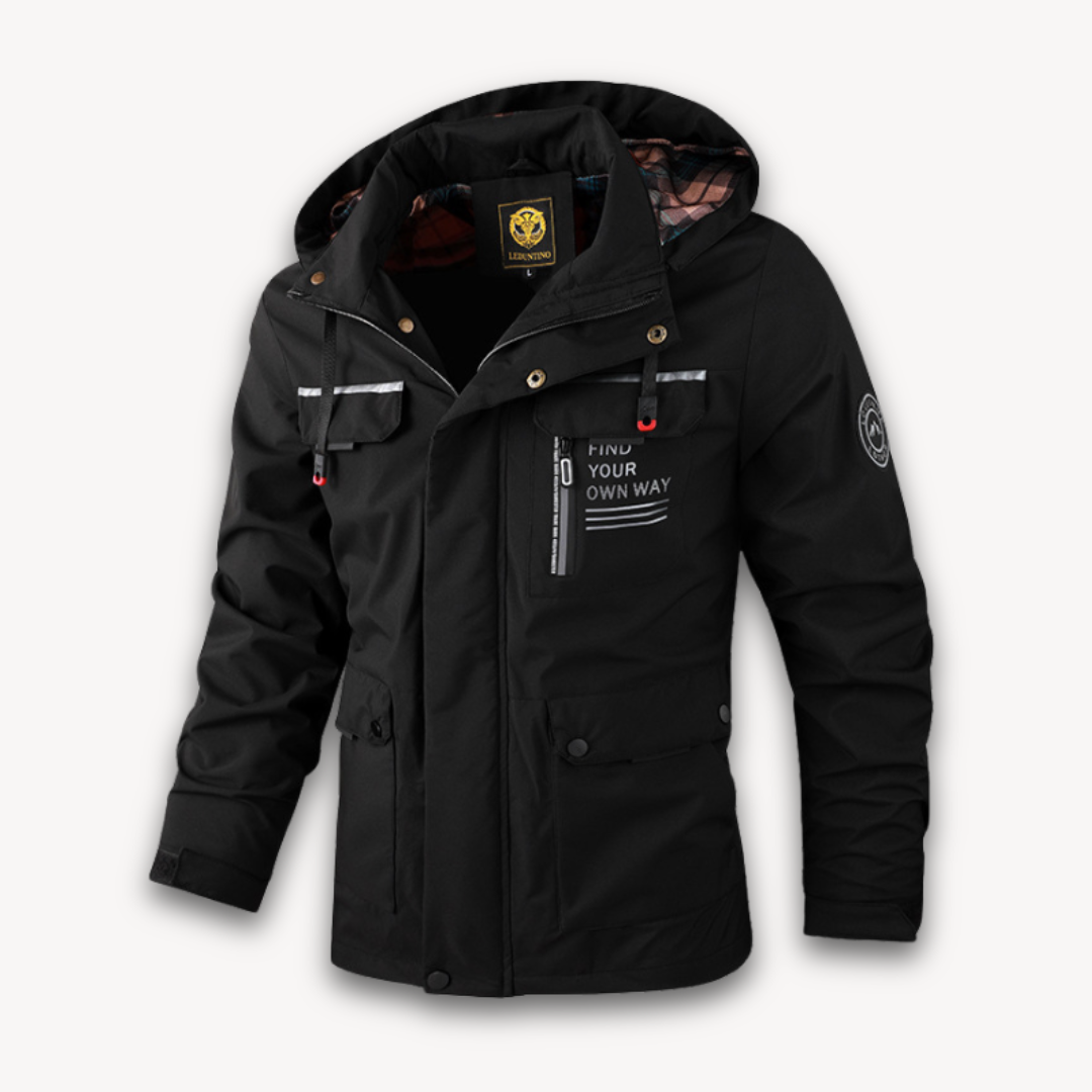Héctor – Chaqueta táctica impermeable con capucha para hombre