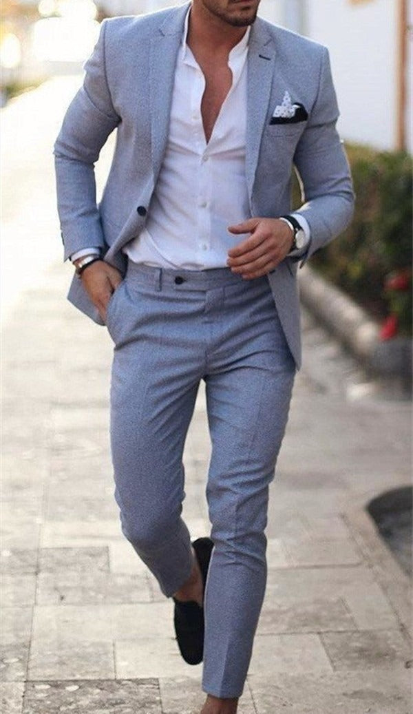 Alonso - Traje elegante y formal de dos piezas para hombre
