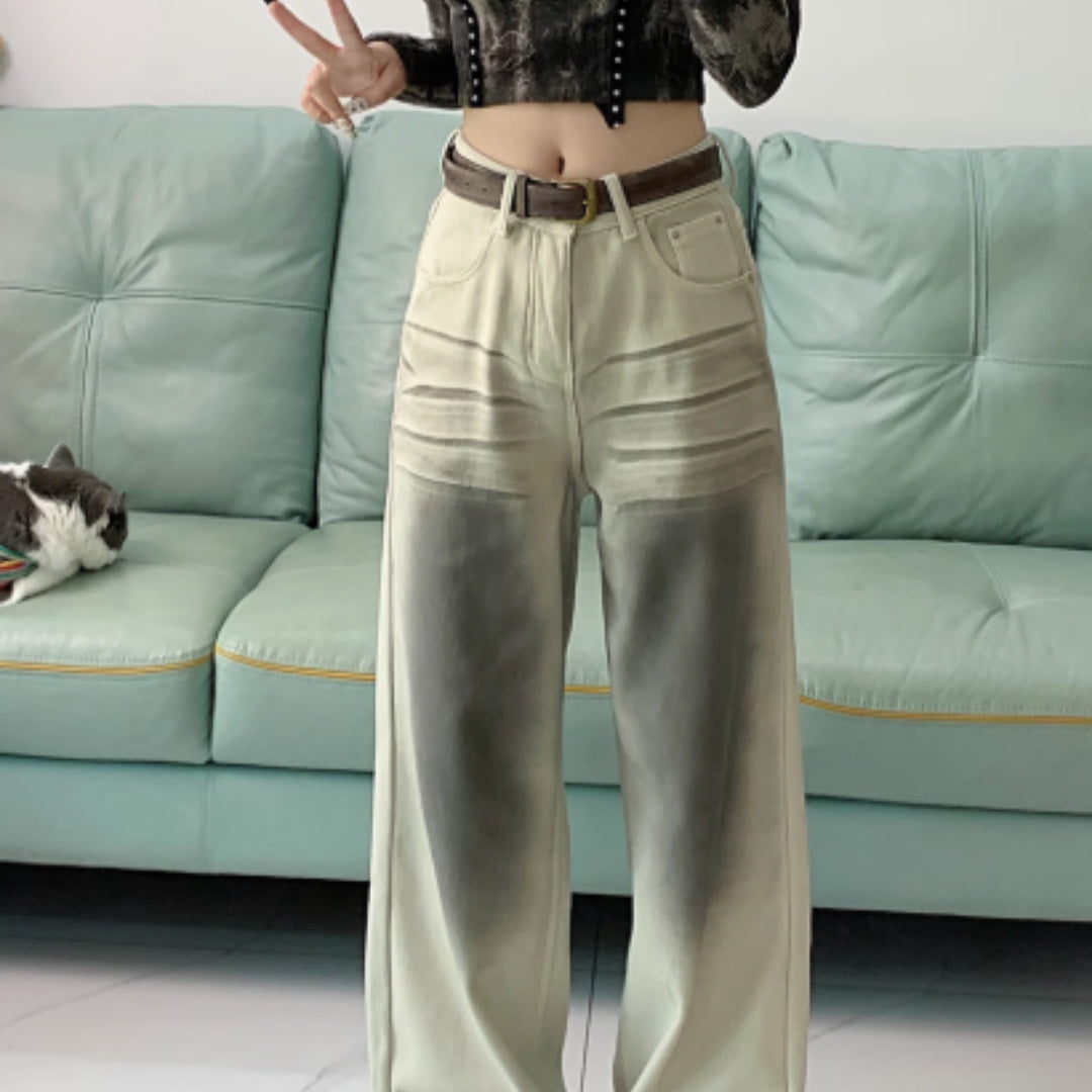 Noa - Pantalón ancho denim