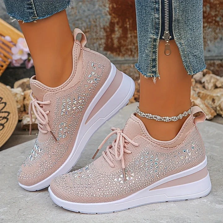 Clara - Zapatillas deportivas de mujer transpirables con plataforma