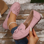 Clara - Mocasines cosidos con borlas