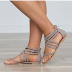 Yuliana - Sandalias planas gladiadoras