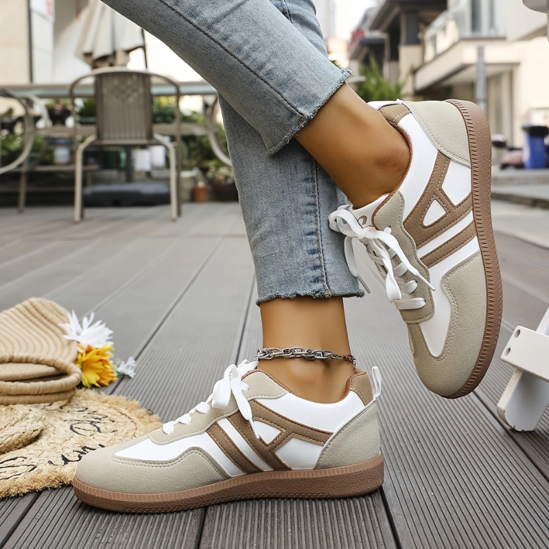 Daniela - Zapatillas casuales de mujer con cordones