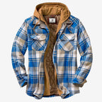 Leandro - Sobrecamisa Algodón acolchada hombre con capucha