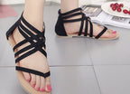 Yuliana - Sandalias planas gladiadoras
